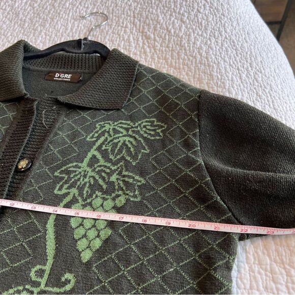 ✨ DGre Green Grape Cardigan Sweater XL - Picture 10 of 10